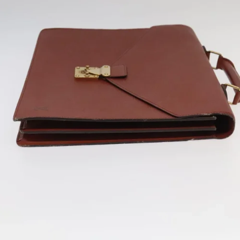Louis Vuitton Vintage Pre-owned Leather louis-vuitton-bags Brown Dames