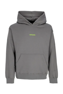 Grå Hoodie med Framficka