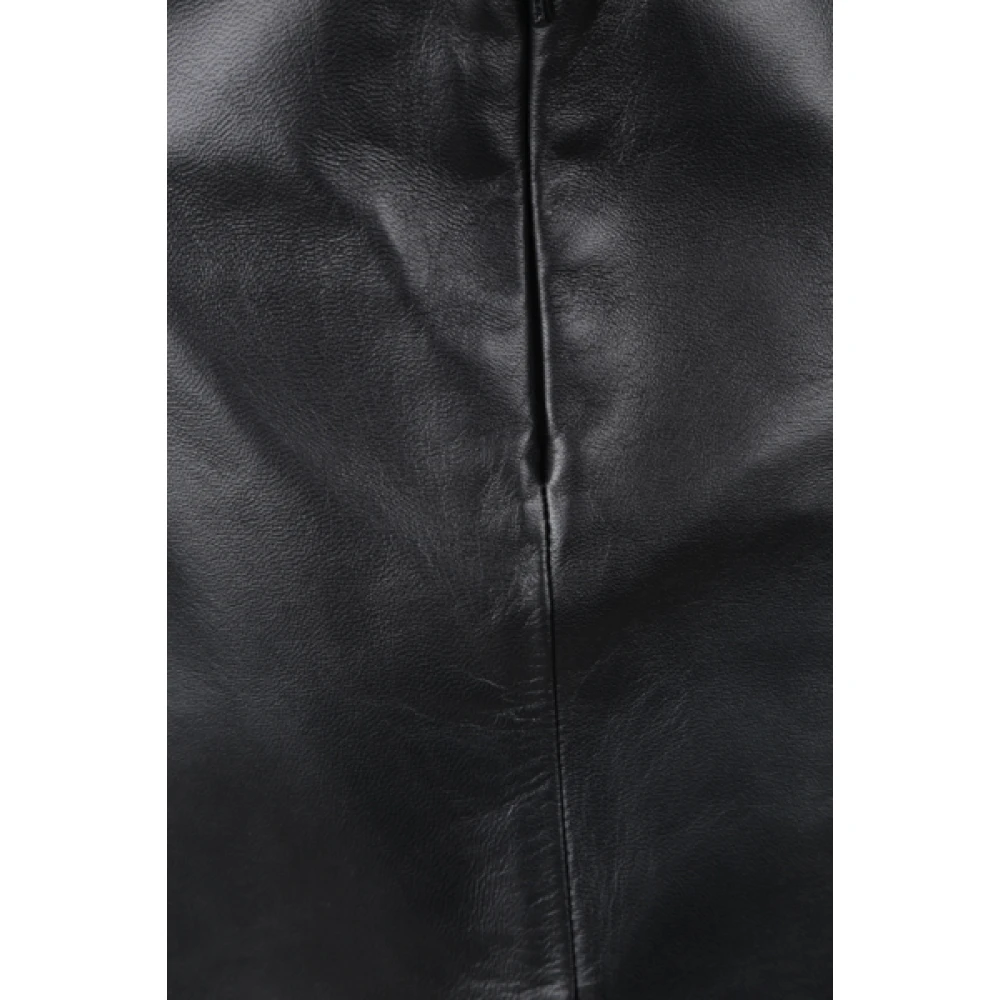 Givenchy Stijlvolle Zwarte Midi Rok met 4G Logo Black Dames
