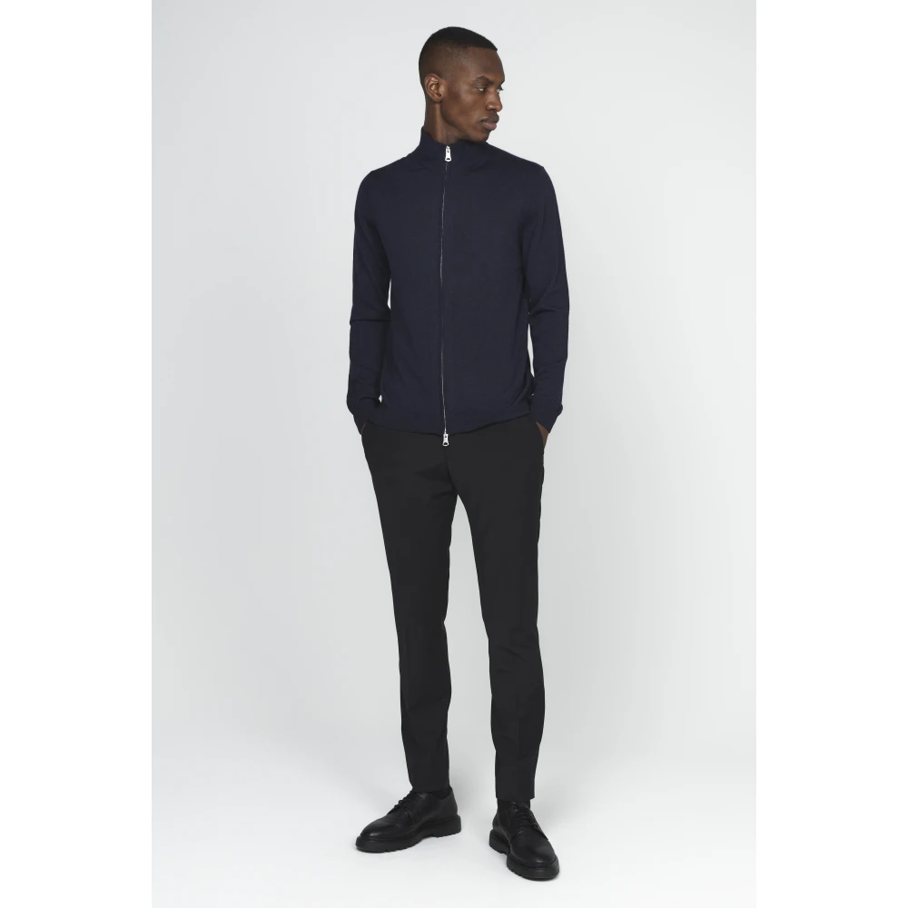 Matinique Klassieke Cardigan Blue Heren