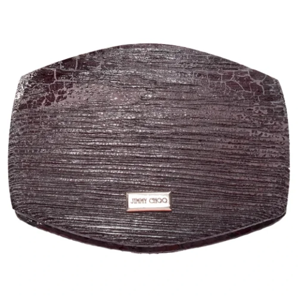 Jimmy Choo Pre-owned Plastic handbags Black Dames