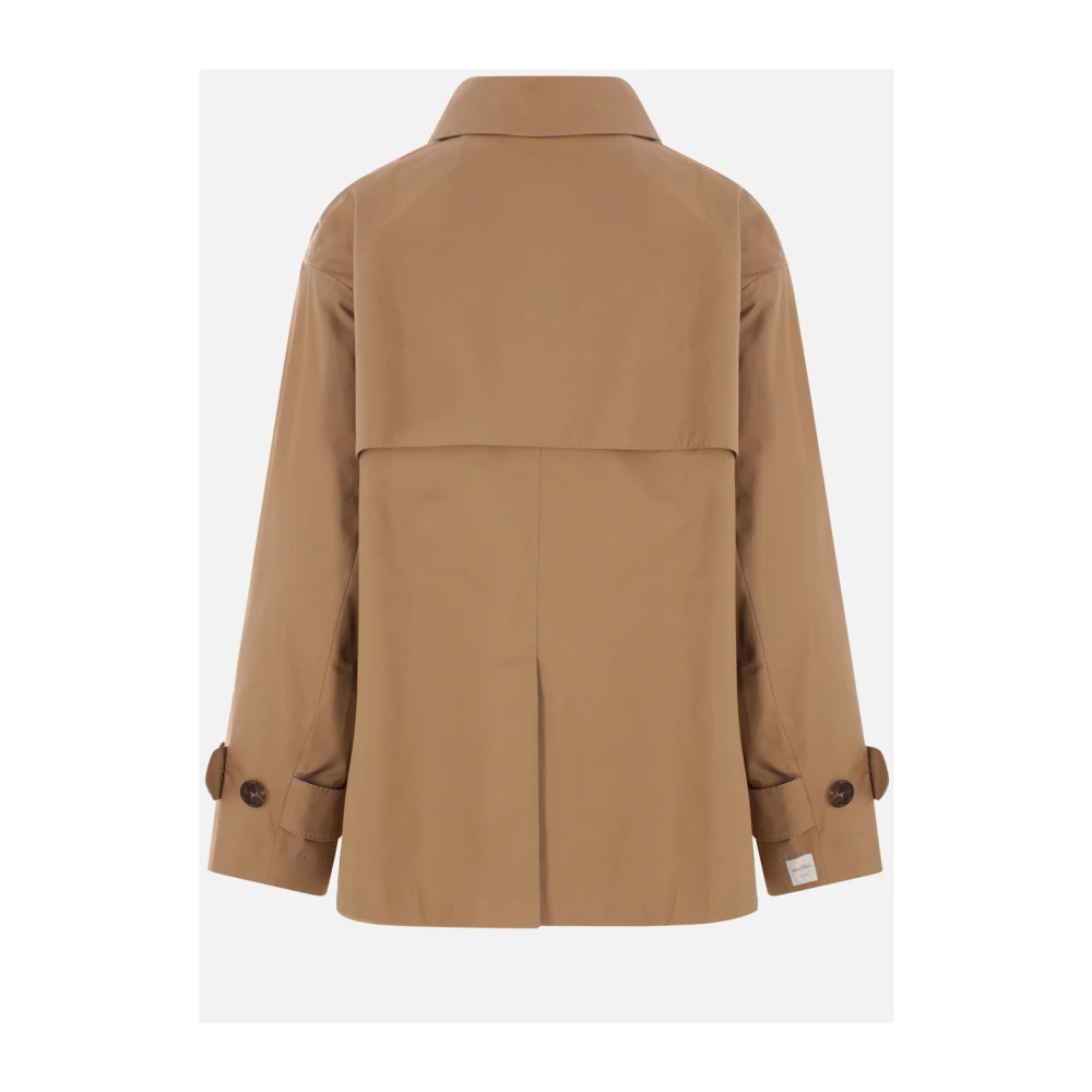 Max Mara Bruine dubbelrijige trenchcoat Brown Dames