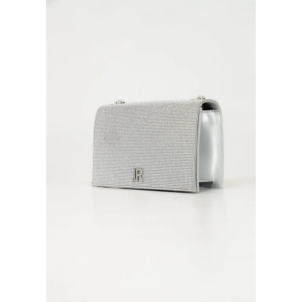 Richmond Zilveren Schoudertas met Strass Detail Gray Dames