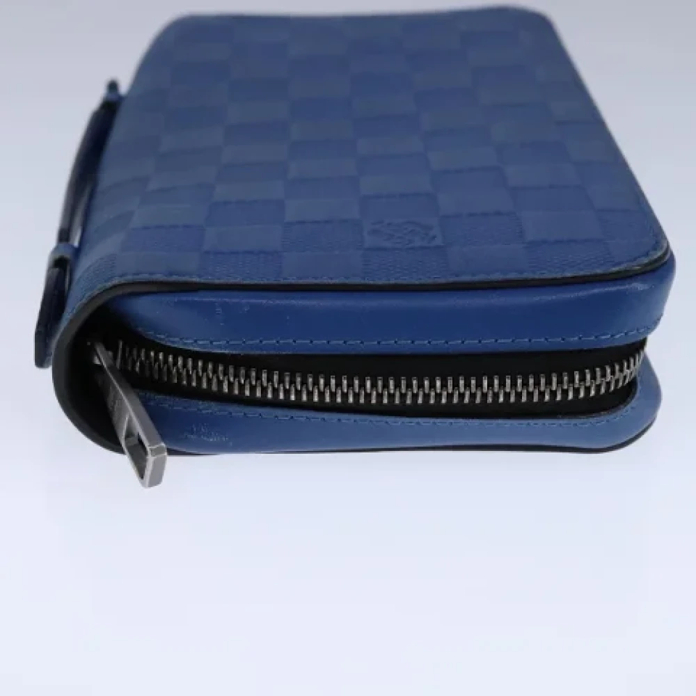 Louis Vuitton Vintage Pre-owned Leather clutches Blue Dames