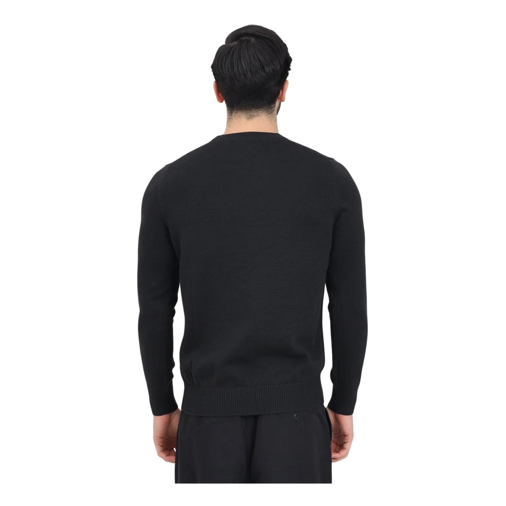 Calvin Klein Jeans Essentiële Zwarte Crew Neck Sweater Black Heren