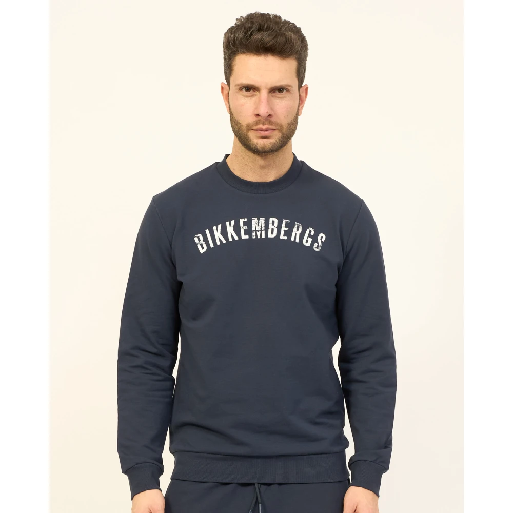 Bikkembergs Sweatshirts Blue Heren