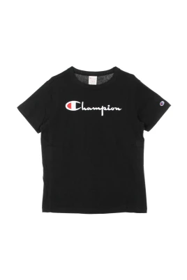 Svart Crewneck Tee Dam T-shirt