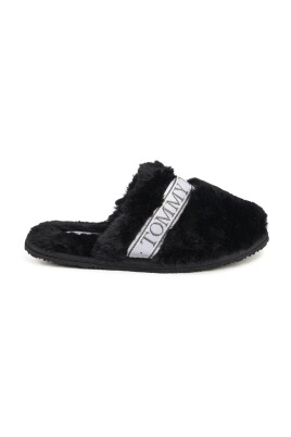 black-polyester-slipper-stylish-comfortable-choice