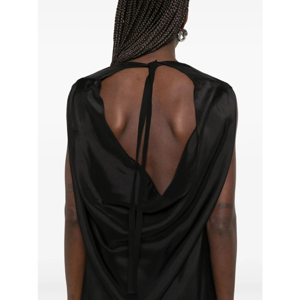 MM6 Maison Margiela Zwarte Jurken voor Vrouwen Black Dames