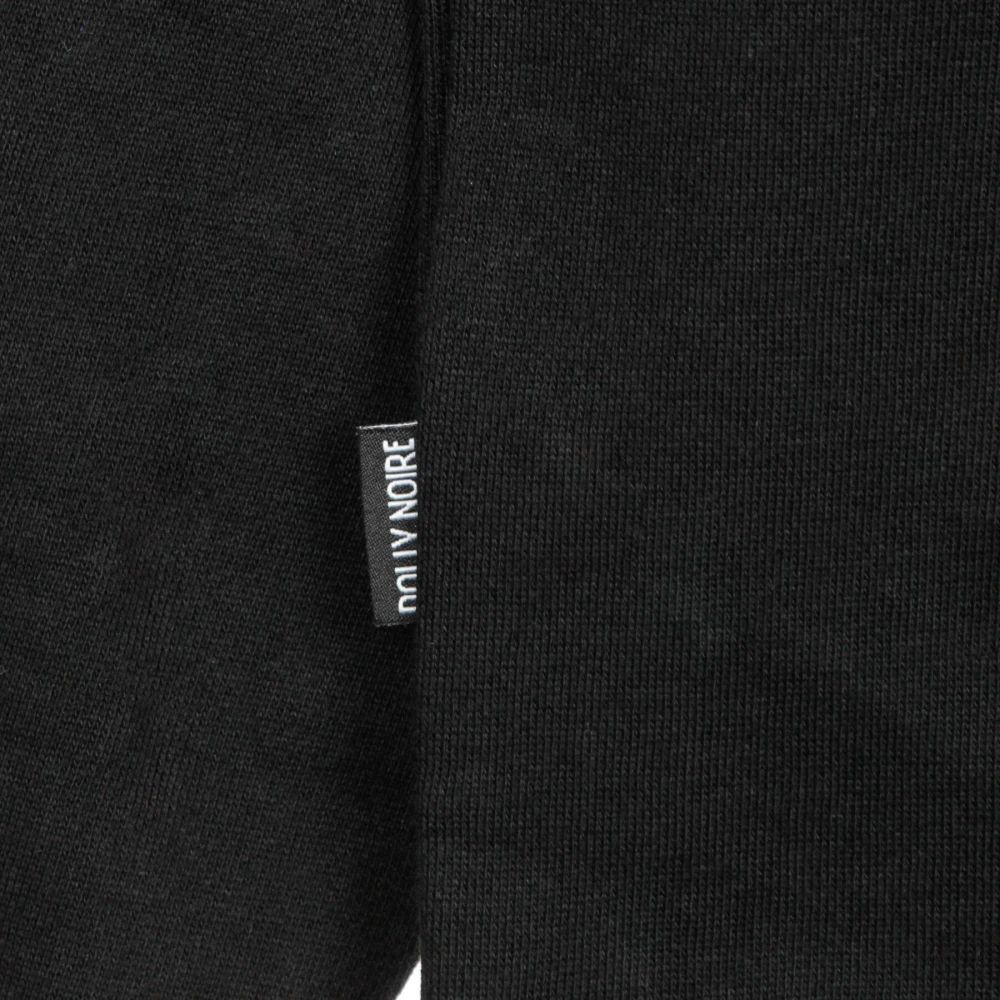 Dolly Noire Hoge Hals Sweatshirt Zwart & Rood Black Heren