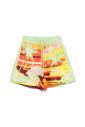 grafische-print-elastische-taille-shorts