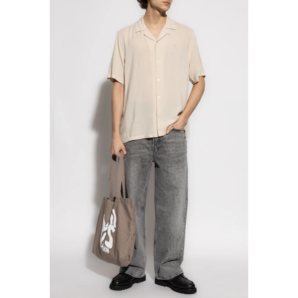AllSaints Shirt Venetië Beige Heren