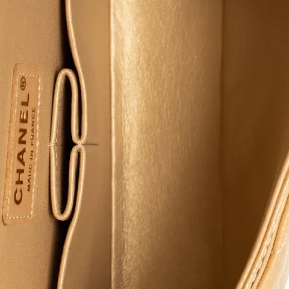 Chanel Vintage Pre-owned Leather chanel-bags Yellow Dames