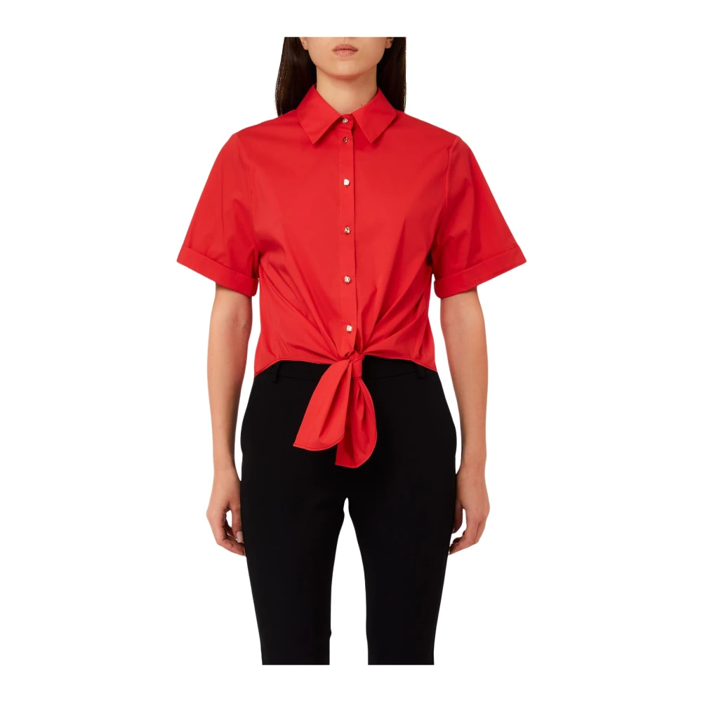Liu Jo Vrouw Rood Overhemden Dames, M, Blouse
