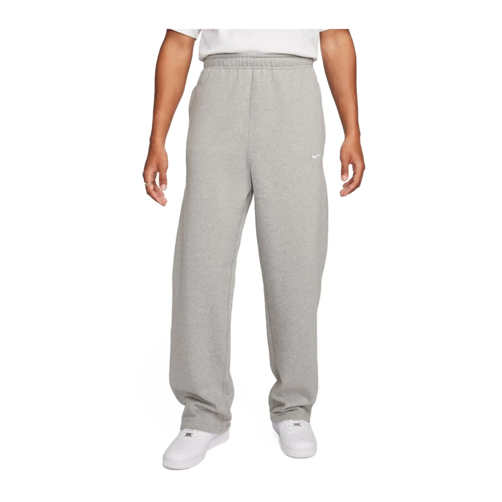 Nike Men's Gray Training Trousers & Tights, Xl, Solo Swoosh Trousers Grey