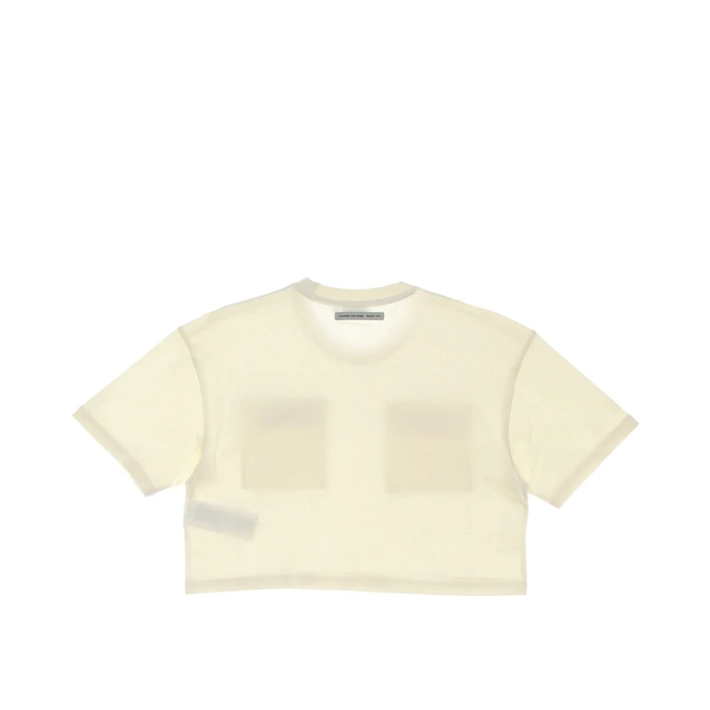 Fila Sweet Corn Cropped Tee Dames T-shirt Beige Dames