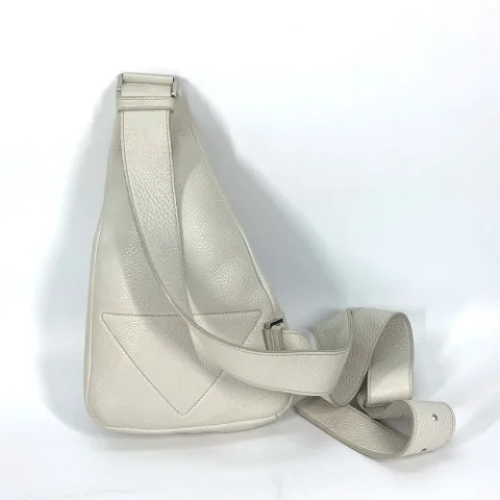 Prada Vintage Pre-owned Leather prada-bags White Heren