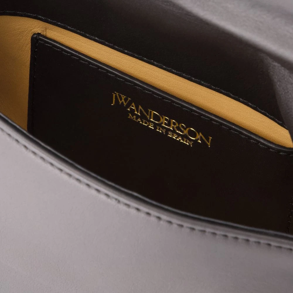 JW Anderson Gewatteerde Zwarte Crossbody Tas met Messing Details Black Dames