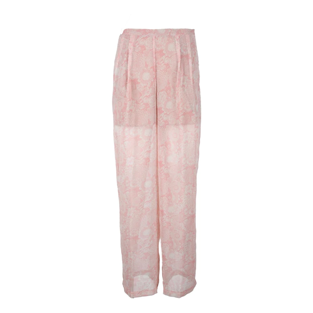 Semicouture Polyester Broek Pink Dames