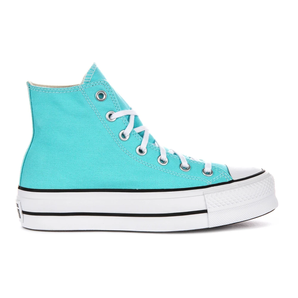 Converse Women's Blue Platform Trainers - Sneakers - 4 Uk - Shoes