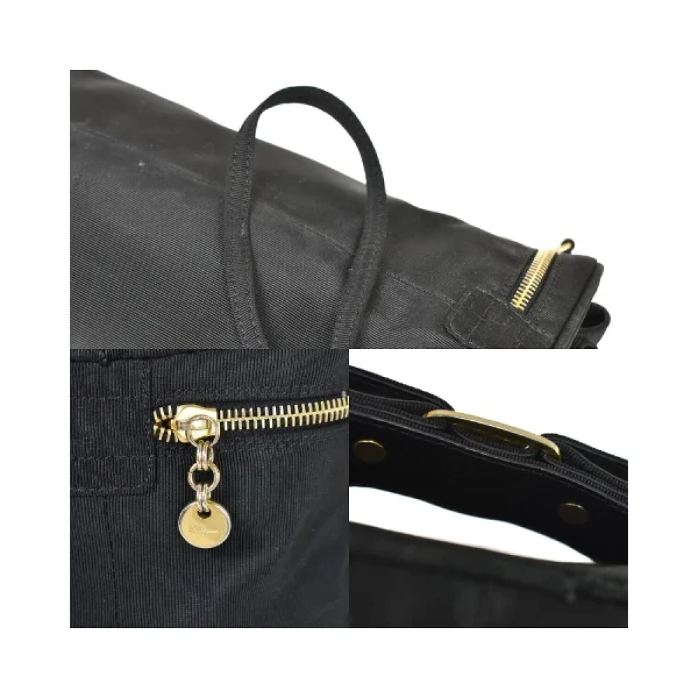 Salvatore Ferragamo Pre-owned Fabric shoulder-bags Black Dames