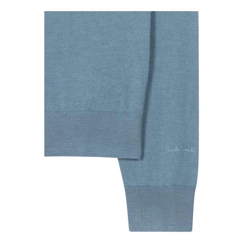 Paul Smith Navy Merinowollen Trui Blue Heren