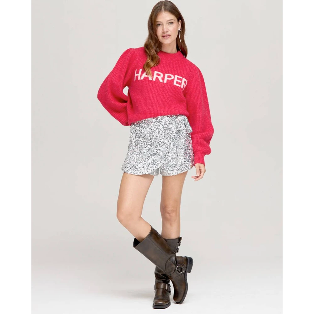 Harper & Yve Lysanne-Ju Pullover Red Dames