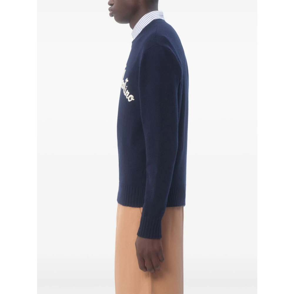 Valentino Garavani Blauwe Sweater Herenkleding Blue Heren