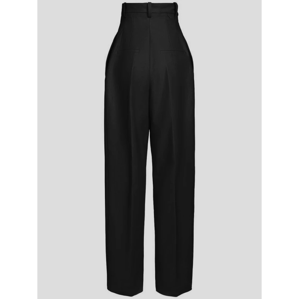 Jacquemus Wollen Broek Curzio Stijl Black Dames