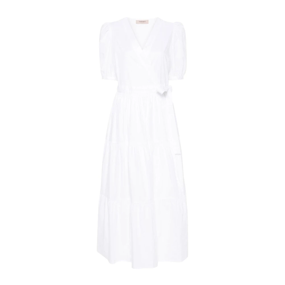 Twinset Wrap Dresses White Dames