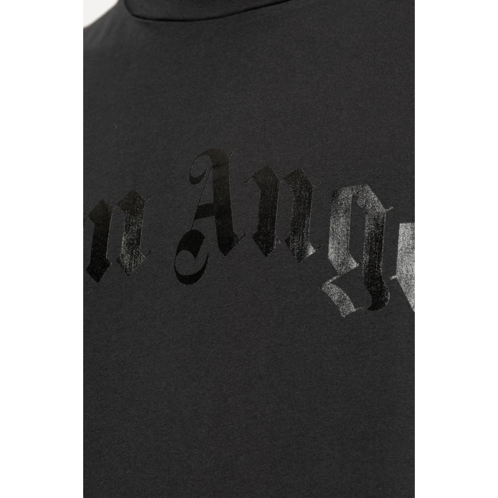 Palm Angels Geprint T-shirt Black Heren