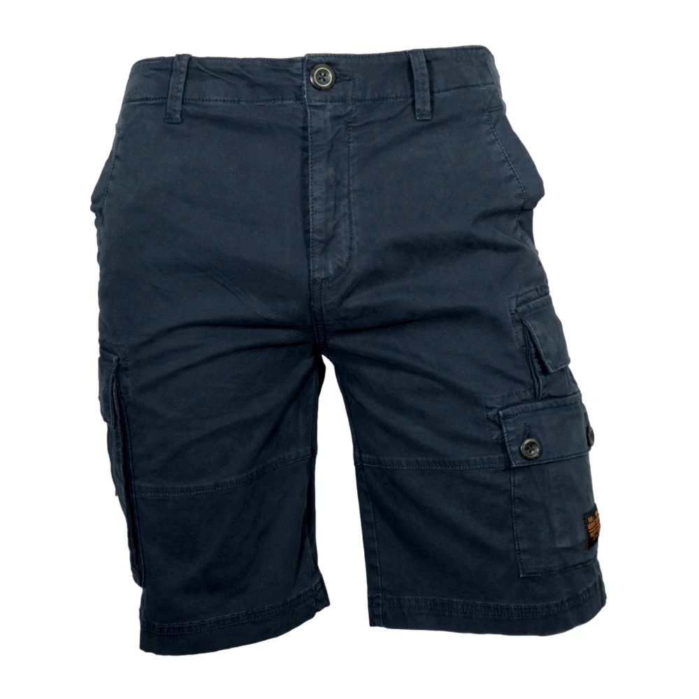 Aeronautica Militare Men's Blue Casual Shorts, 5XL, Military Bermuda Shorts Be263ct3533