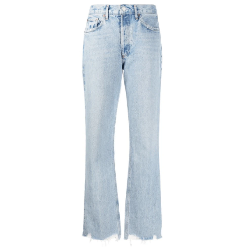 Citizens of Humanity Lichtblauwe Ruwe Zoom Katoenen Jeans Blue Dames