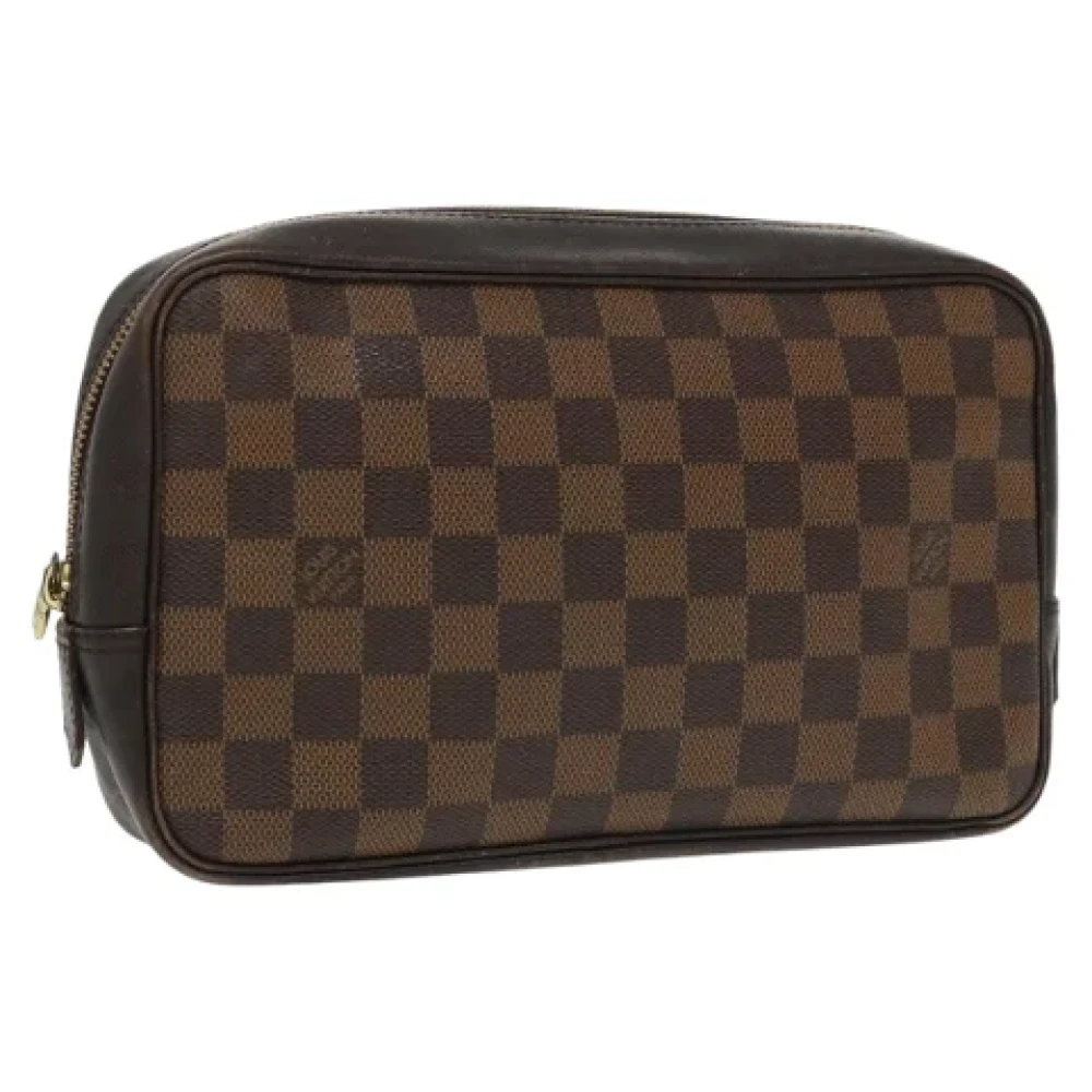 Louis Vuitton Vintage Pre-owned Canvas clutches Brown Dames