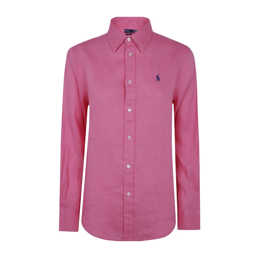 Polo Ralph Lauren Fuchsia Shirt Collectie Pink Dames