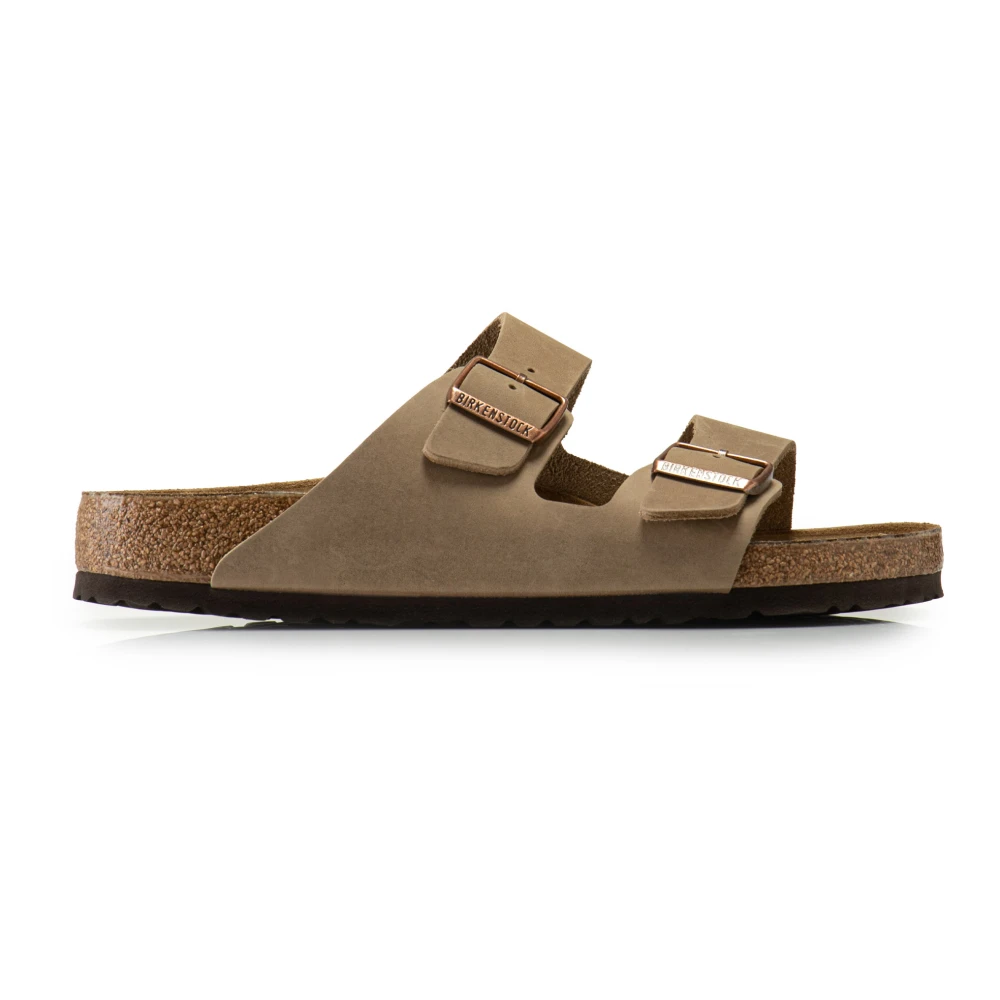 Birkenstock Arizona Leoi Sandaler Brown, Herr