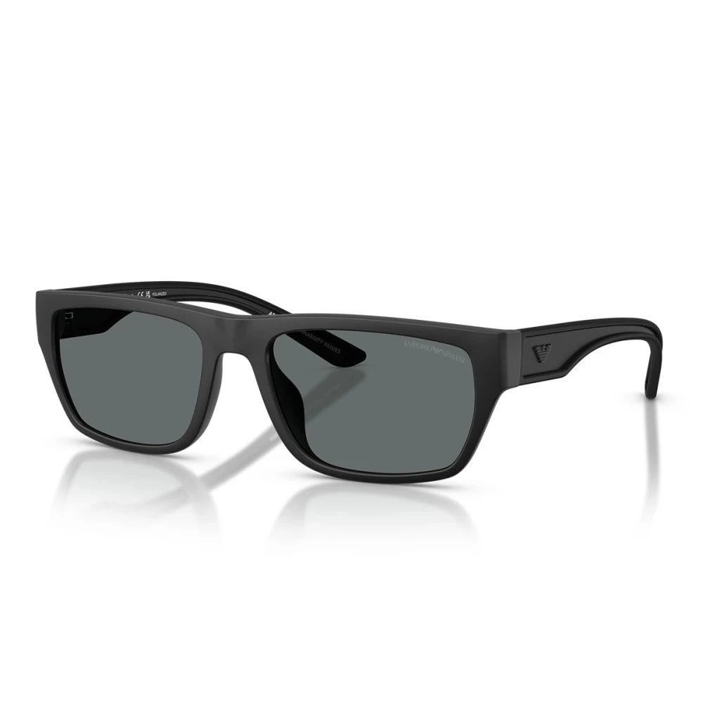 Emporio Armani Unisex Black Sunglasses - Sunglasses - 57 Mm - Accessories