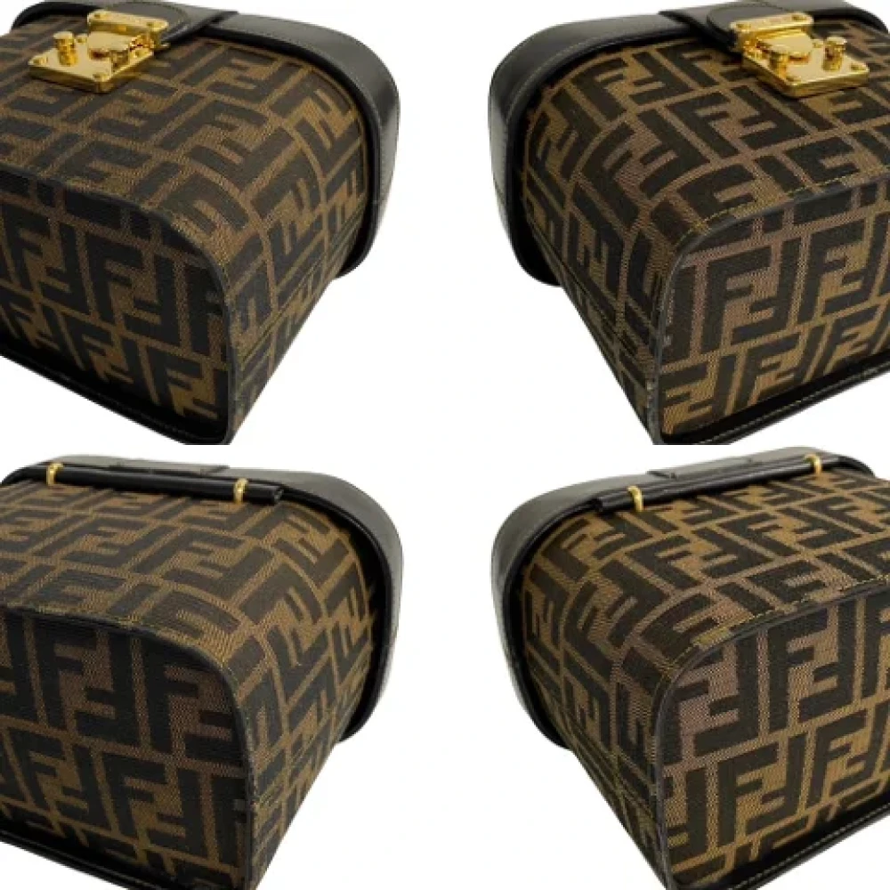Fendi Vintage Pre-owned Canvas handbags Brown Dames