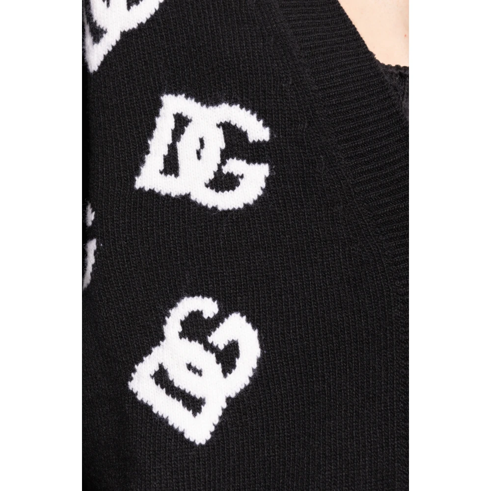 Dolce & Gabbana Wollen Vest Black Dames