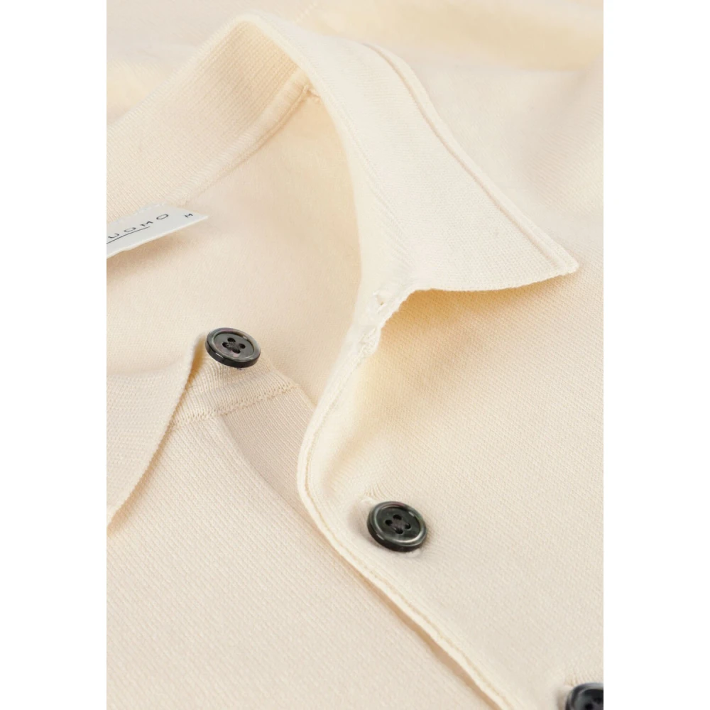 Profuomo Heren Polo & T-shirts Korte Mouw Beige Heren