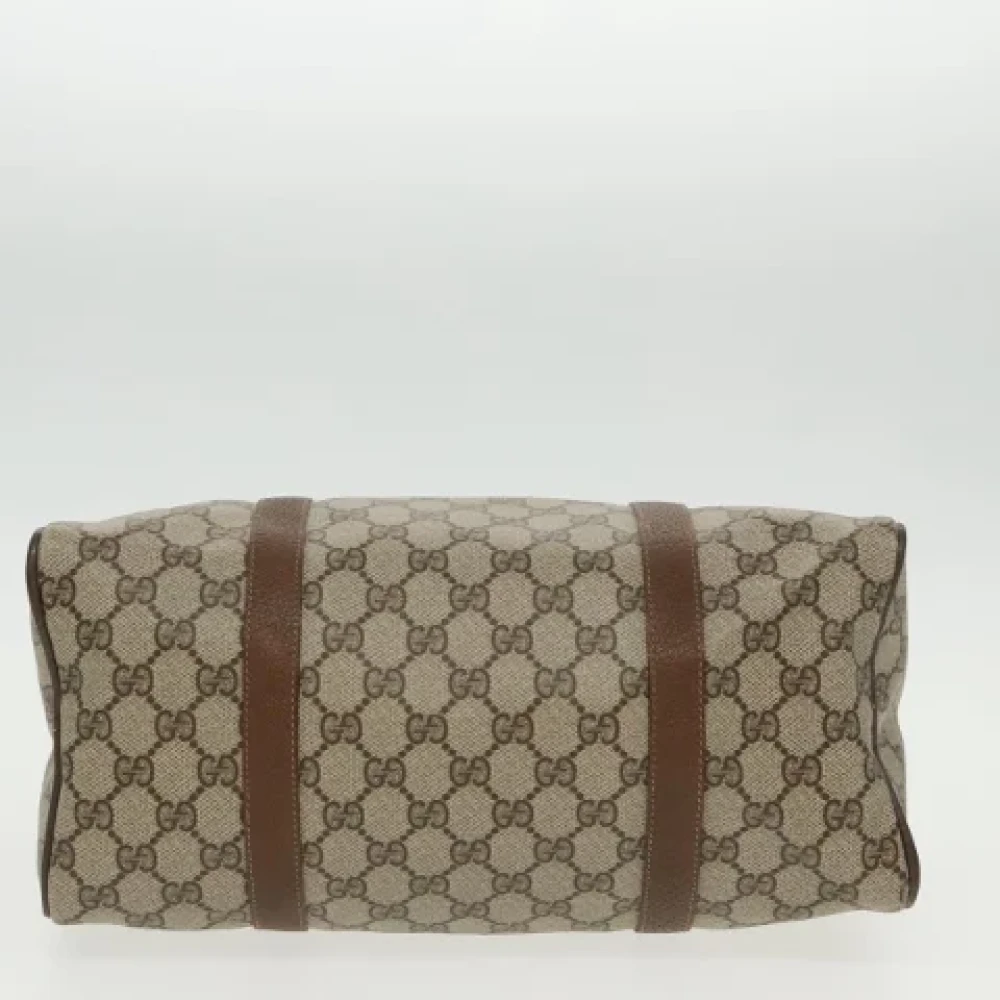 Gucci Vintage Pre-owned Leather gucci-bags Beige Dames