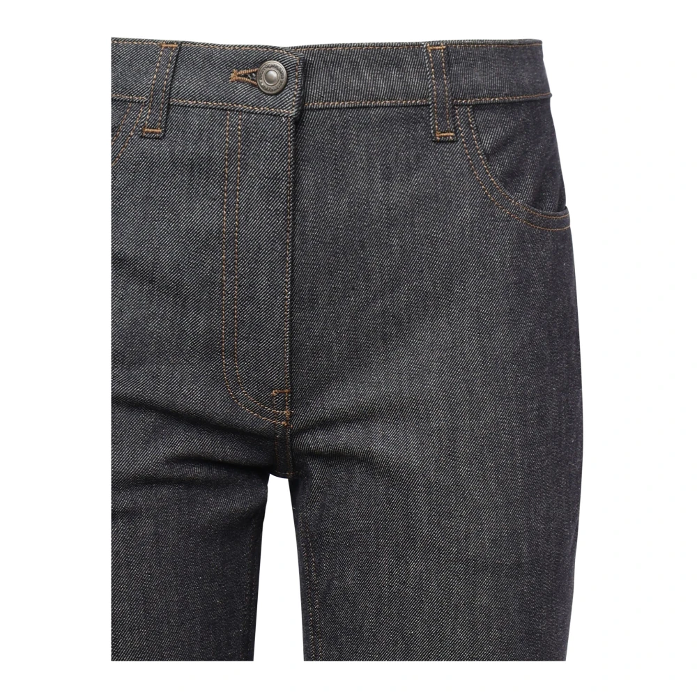 Courrèges Bootcut Denim Broek Gray Dames