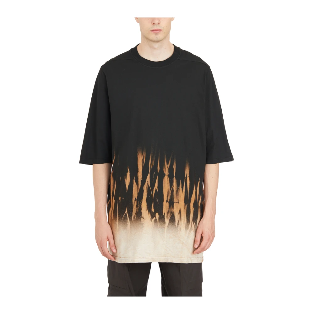 Rick Owens Jumbo T-shirt met korte mouwen Black Heren