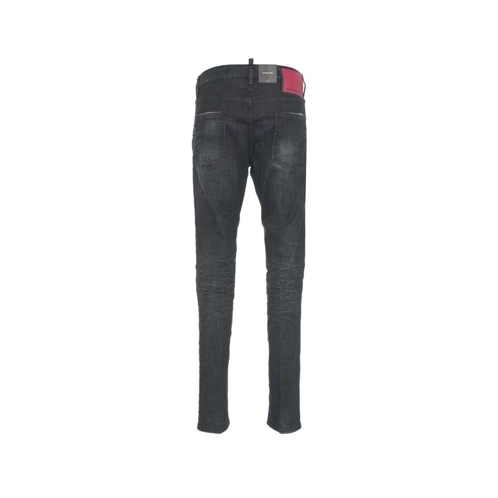 Dsquared2 Zwarte Slim Fit Cool Guy Jeans Black Heren