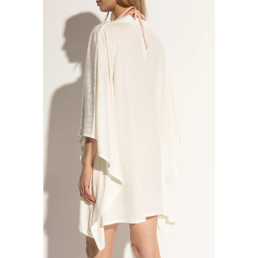 Balmain Korte strandjurk White Dames