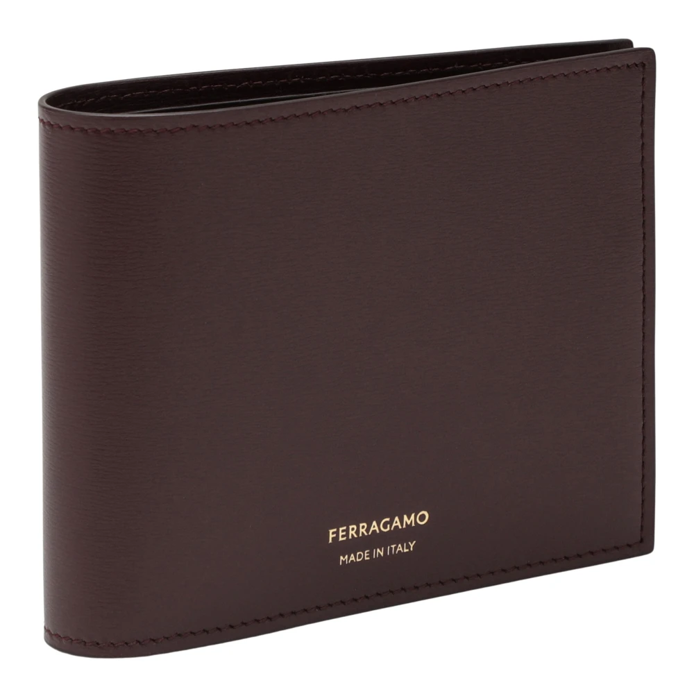 Salvatore Ferragamo Klassieke Continentale Portemonnee Brown Heren