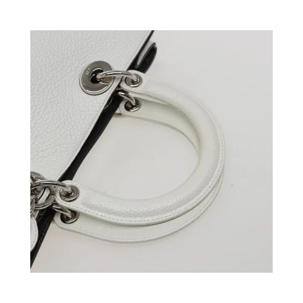 Dior Vintage Pre-owned Leather dior-bags White Dames