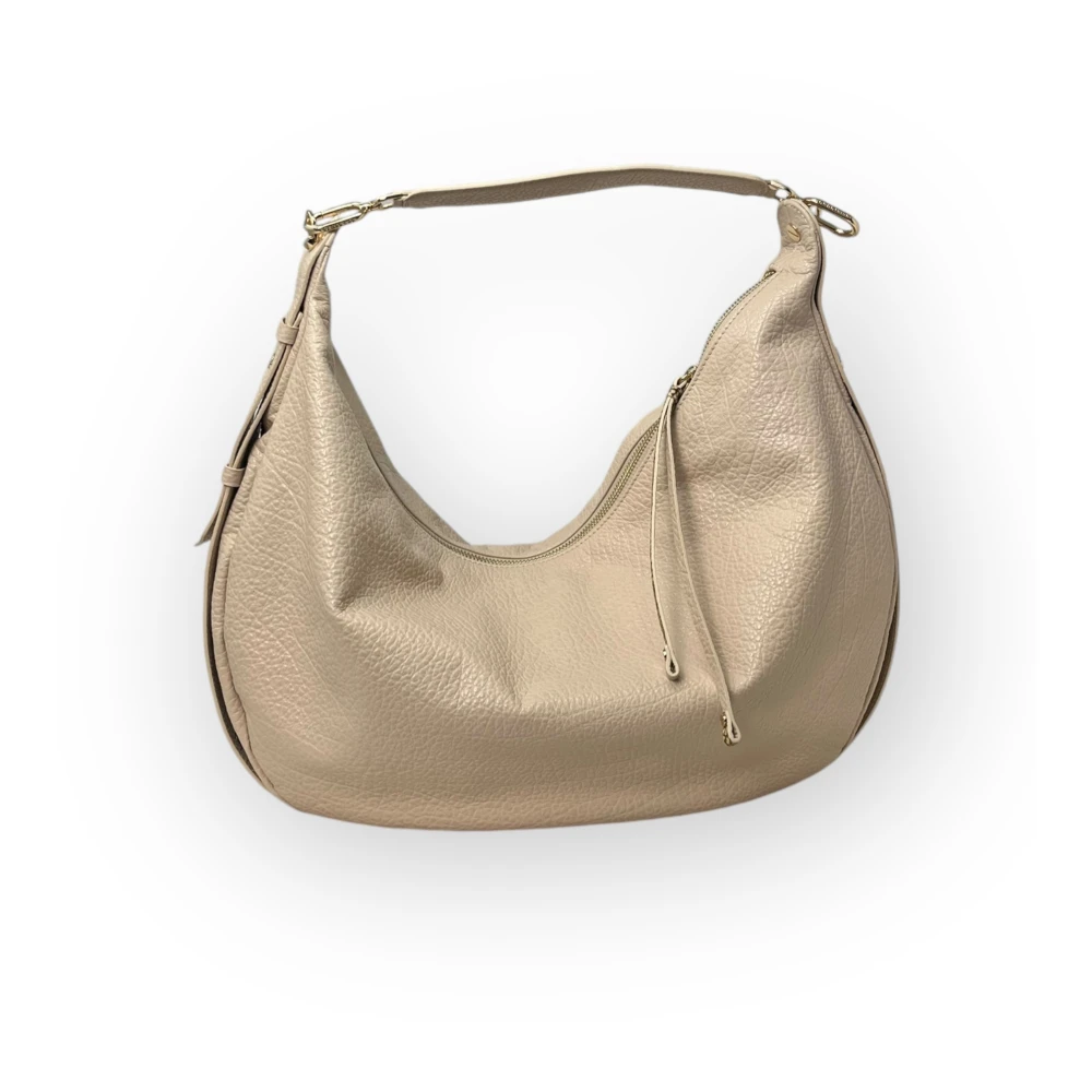Borbonese Hobo Schoudertas Beige Dames