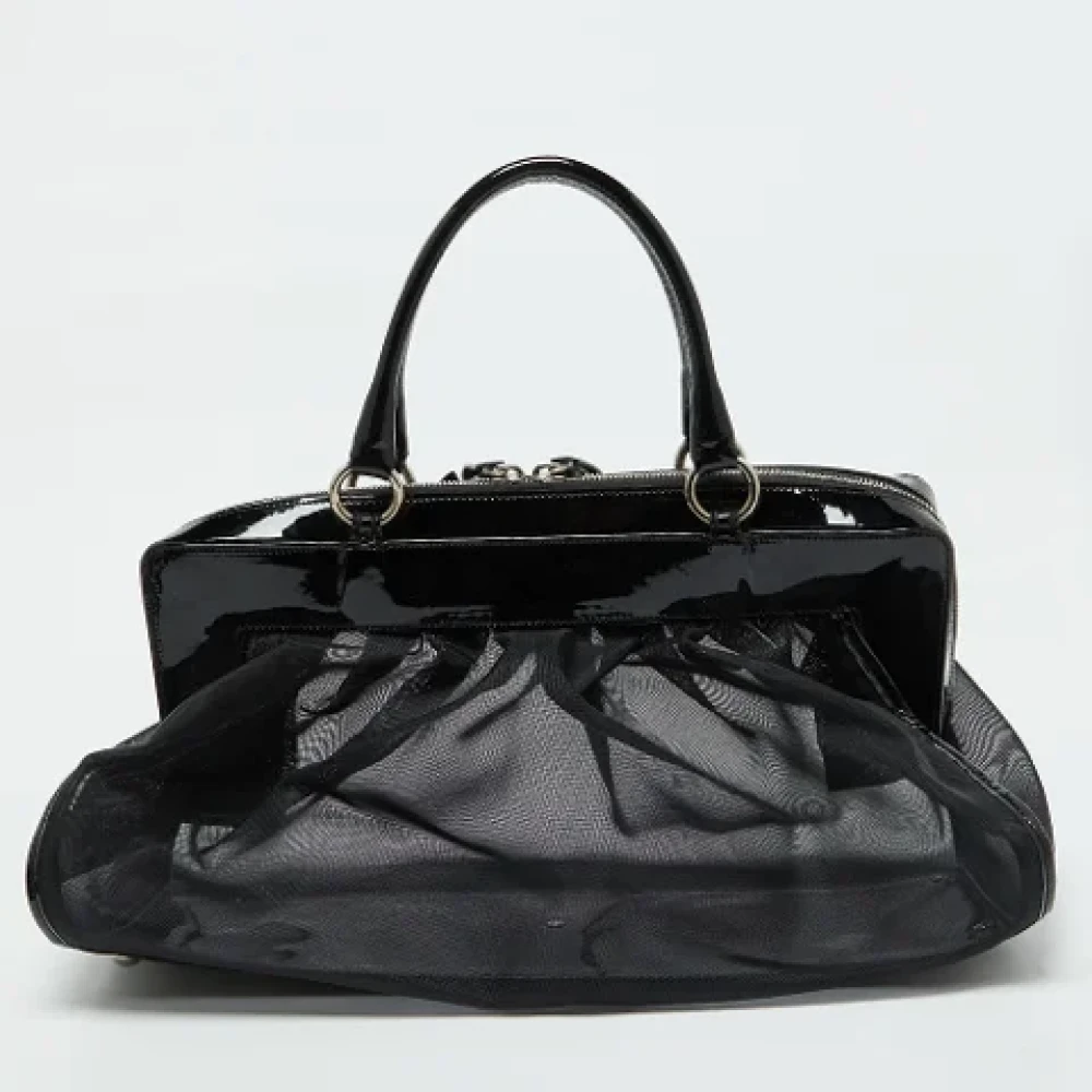 Valentino Vintage Pre-owned Mesh handbags Black Dames