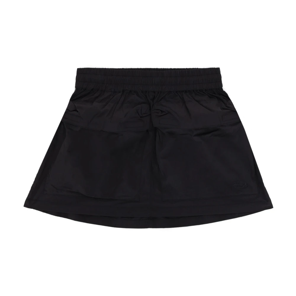 Diesel Mujer Negro Faldas, Talla: S